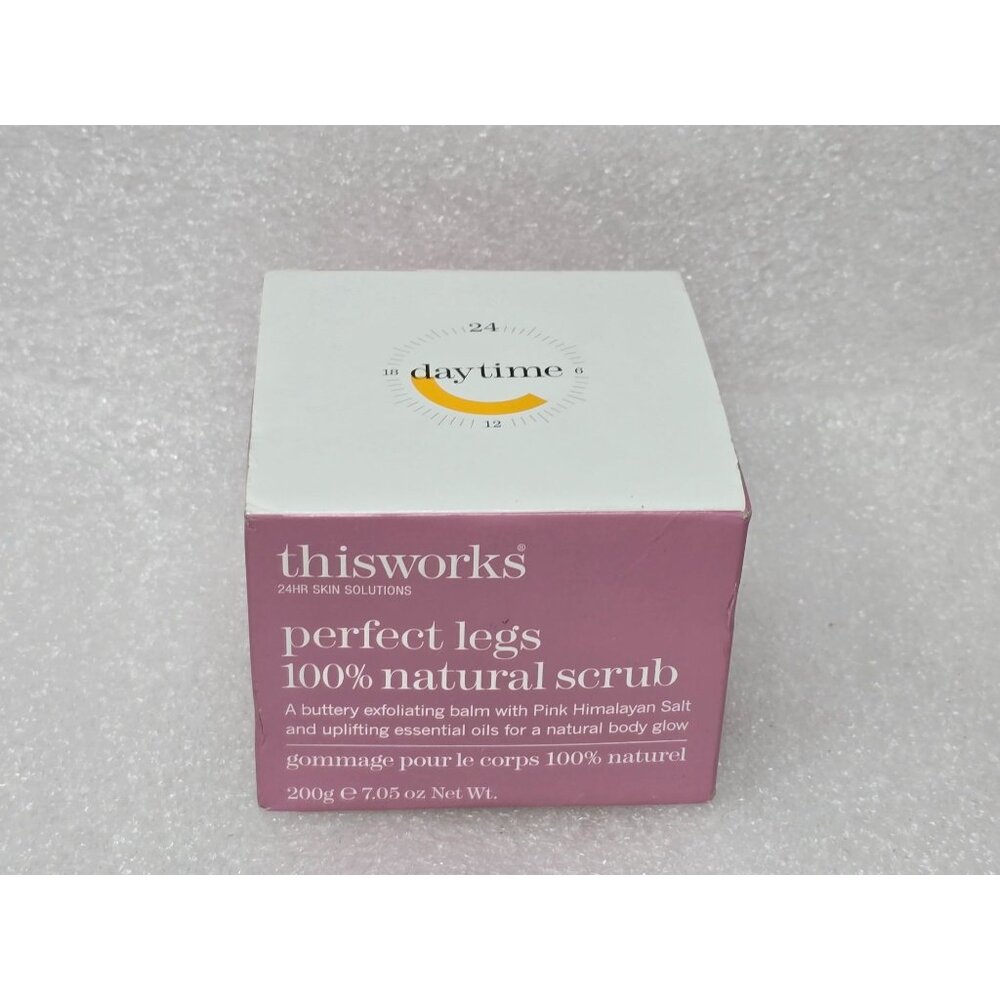 This Works Perfect Legs 100% Natural Scrub Pink Himalayan Salt & Essential Oils